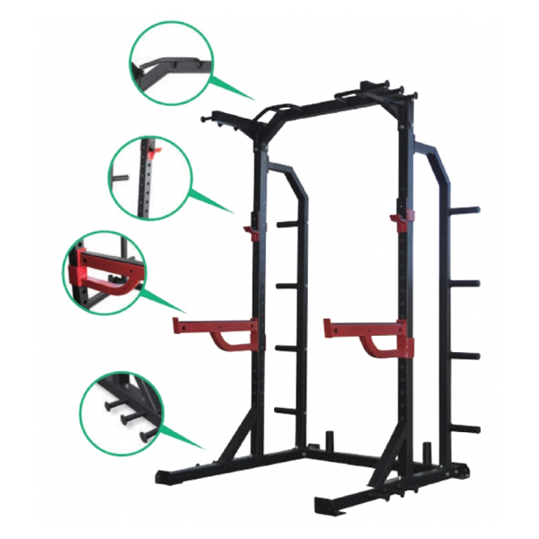 開放式全身多功能訓練架 Heavy Duty Crossfit Half Rack